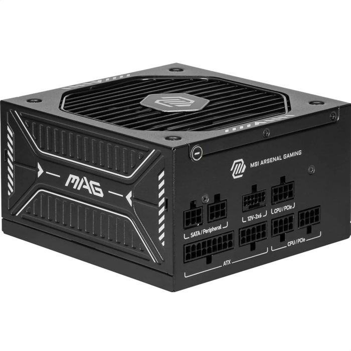 MSI MAG A750GLS Fuente de Alimentacion PCIE5 750W 80 Plus Gold Modular ATX PCIe 5.0 (16 PIN) Negra 2