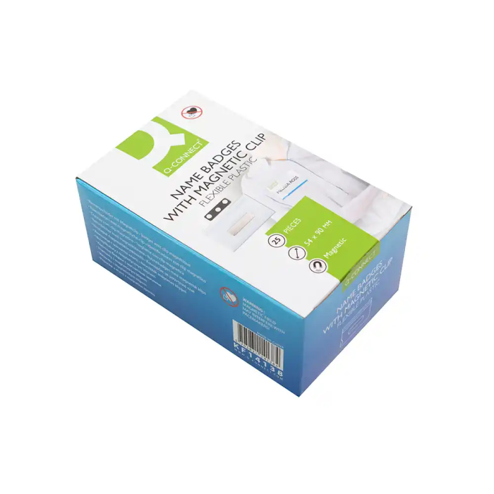Q-connect kf14138 Identificador con Clip Magnético, Apertura Superior, 54x90 mm 4