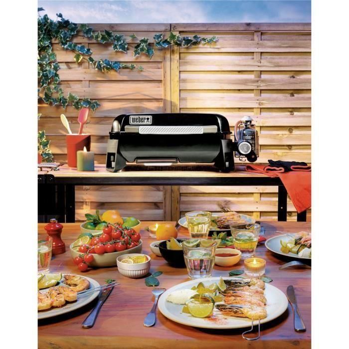 Plancha de gas - WEBER - 43 cm - Negra 1 Plancha de gas - WEBER - 43 cm - Negra 1
