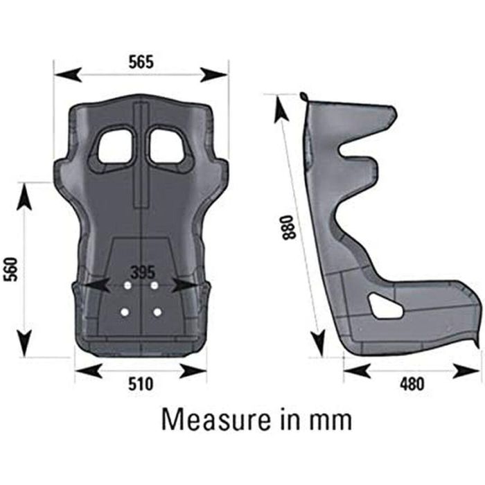 Asiento Racing OMP RS-PT2 FIA 8855-1999 Negro 1 Asiento Racing OMP RS-PT2 FIA 8855-1999 Negro 1