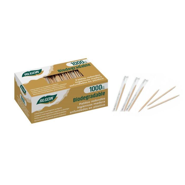 Palillos Dentales Algon Set 1000 Piezas (30 unidades) 1