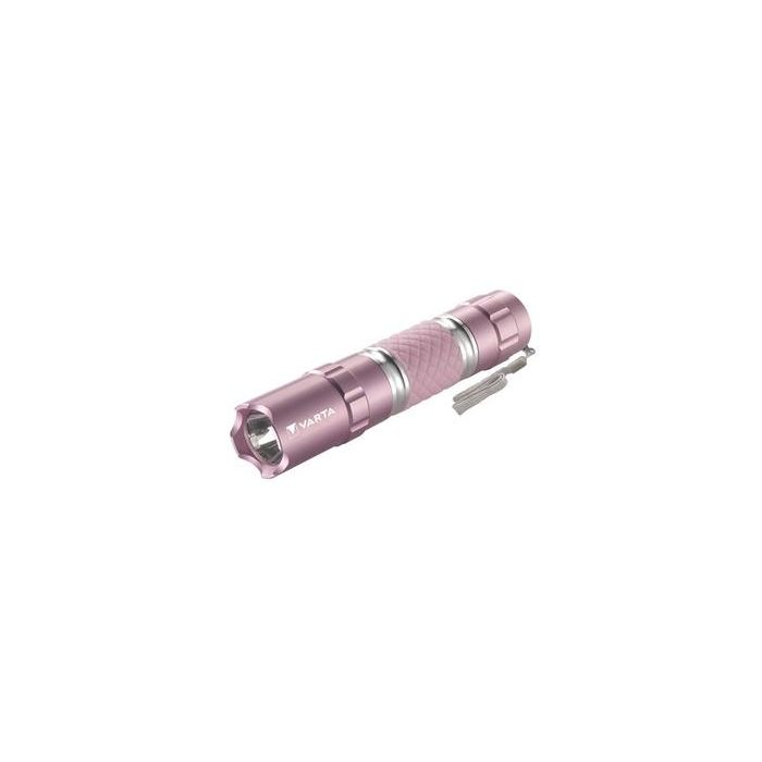 Varta 16617101421 Minilinterna de Aluminio Rosa Lipstick Light 1xAA 1