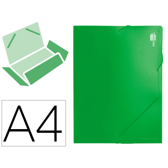 Liderpapel Portadocumentos 36903 Polipropileno Dina4 Verde Lomo 50 mm 0 Liderpapel Portadocumentos 36903 Polipropileno Dina4 Verde Lomo 50 mm 0