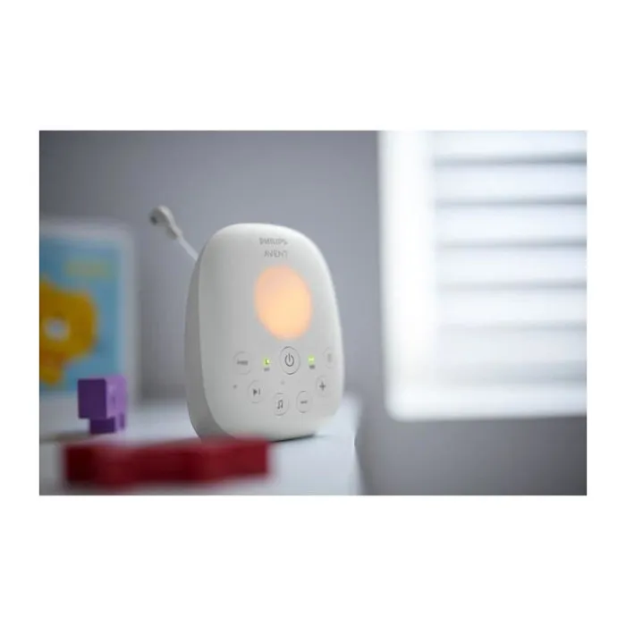 Philips Avent Monitor de Bebé SCD713/26 PHI8710103849049 Audio DECT Blanco Pantalla LCD Sensor Temperatura Luz Nocturna 3 Philips Avent Monitor de Bebé SCD713/26 PHI8710103849049 Audio DECT Blanco Pantalla LCD Sensor Temperatura Luz Nocturna 3