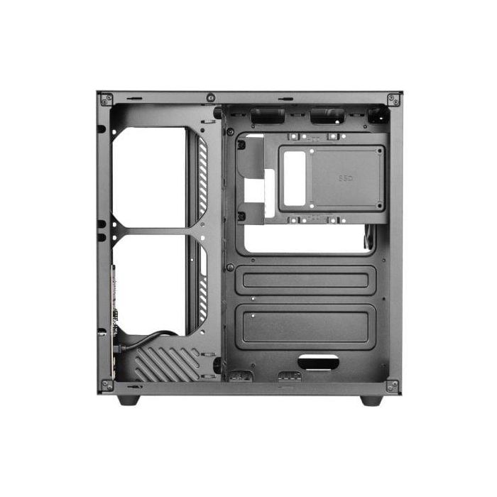 Mars Gaming MCV-ONE Caja Semitorre Gaming ATX con Doble Cristal Templado, Ventilador FRGB y Doble Cámara 4