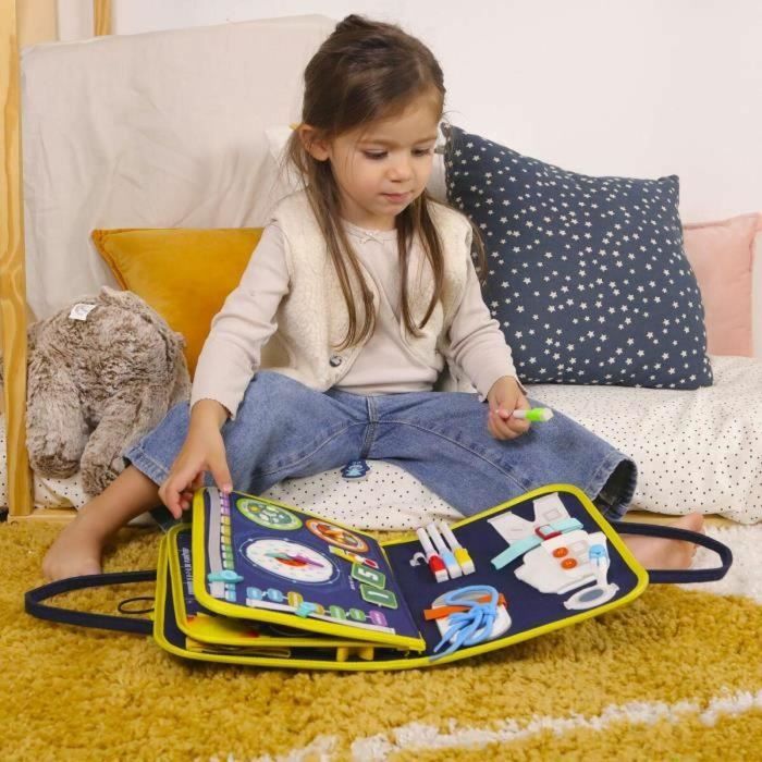 JADE JAD3301041415134 Bolsa de Actividades Espaciales Montessori para Niños - Juego Educativo Sensorial de Viaje - Diseño Francés 2 JADE JAD3301041415134 Bolsa de Actividades Espaciales Montessori para Niños - Juego Educativo Sensorial de Viaje - Diseño Francés 2
