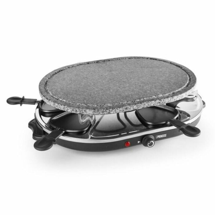 Plancha de Cocina Princess 8 Oval Stone Grill Party 1200 W 7