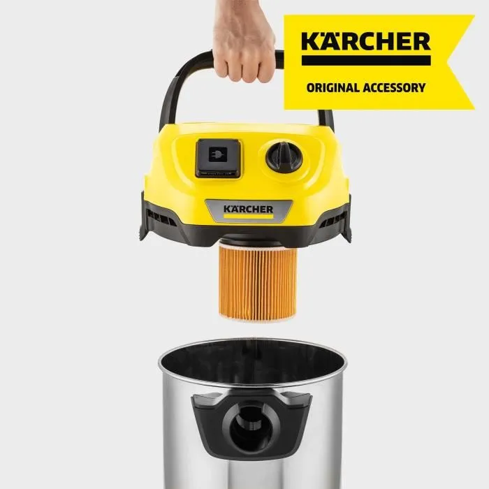 Karcher Filtro Cartucho KAR4054278598819 para Aspiración Seca y Húmeda WD2 / WD3 1