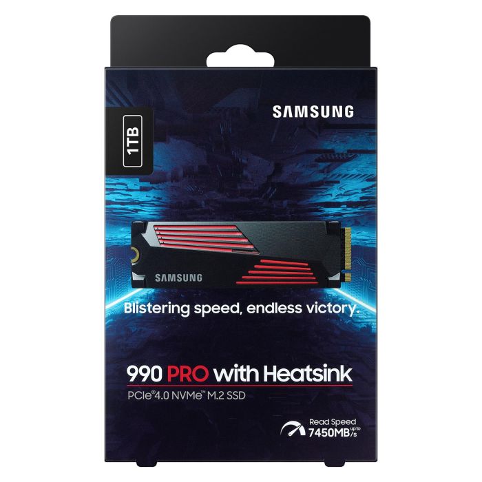 Samsung 990 PRO 1TB M.2 NVMe PCIe 4.0 x4 SSD con Disipador Retail 8