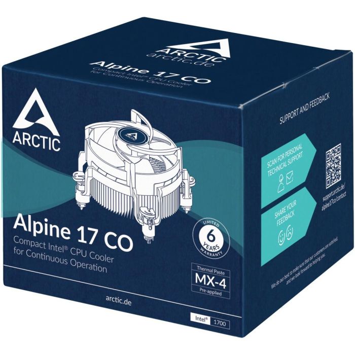K Cooler Intel Arctic CPC Intel Alpine 17 CO | 1700 6