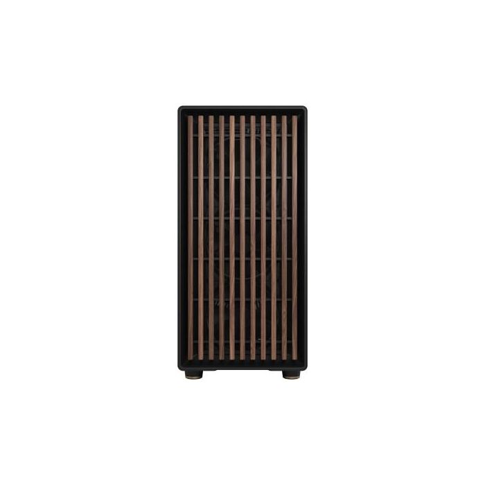 Fractal Design FD-C-NOR1X-01 Carcasa Midi Tower PC Negro Carbón Vegetal, Compatible con ATX, 3 Ventiladores 140mm, Gestión de Cables 4