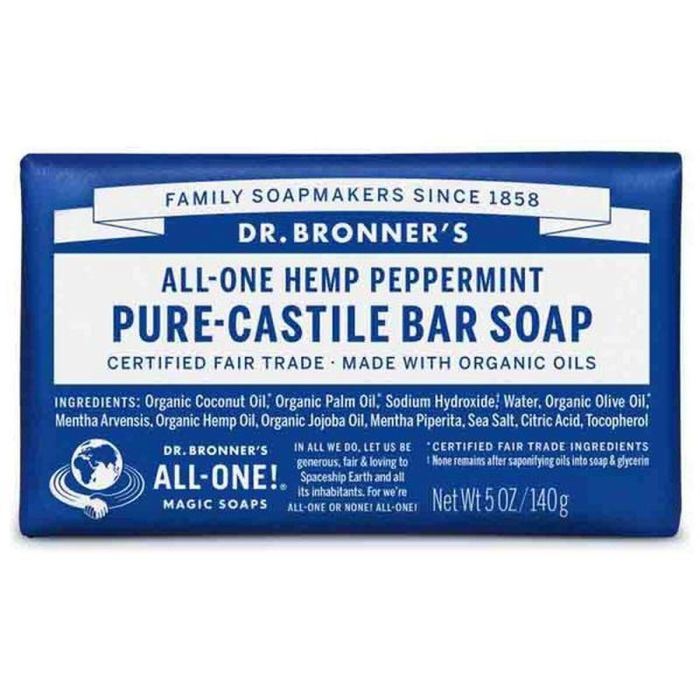 Dr Bronner'S Jábon En Pastilla Menta 140 gr