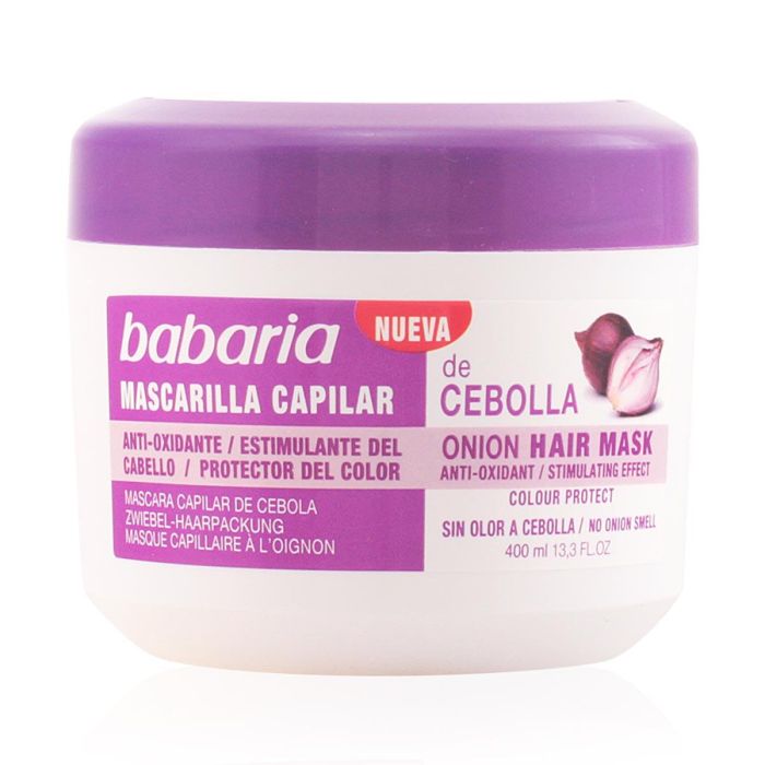 Babaria Cebolla mascarilla capilar sin olor 400 ml