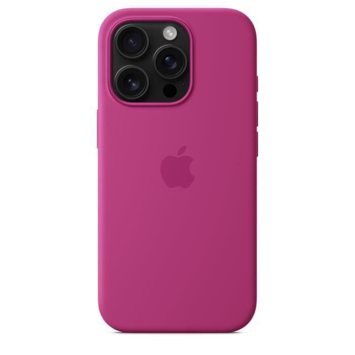 APPLE iPhone 16 Pro - Funda de silicona con MagSafe - Fucsia 3 APPLE iPhone 16 Pro - Funda de silicona con MagSafe - Fucsia 3