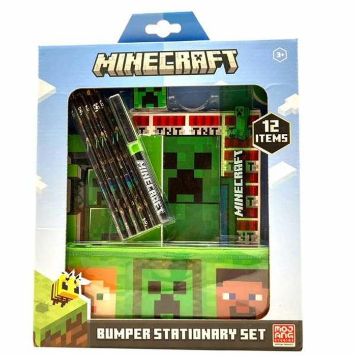 Set de papelería minecraft con 12 articulos. 29.5 x 25 x 3 cm. 1 Set de papelería minecraft con 12 articulos. 29.5 x 25 x 3 cm. 1