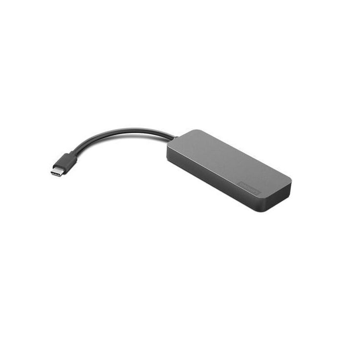 Lenovo Hub USB-C a 4 Puertos USB-A USB 3.0 (5 Gbps) Adaptador Multipuerto Portátil para Notebooks USB-C y Dispositivos Periféricos 1 Lenovo Hub USB-C a 4 Puertos USB-A USB 3.0 (5 Gbps) Adaptador Multipuerto Portátil para Notebooks USB-C y Dispositivos Periféricos 1