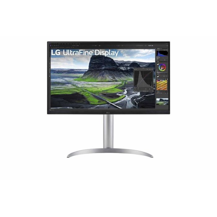 LG 27UQ850V-W - Monitor UltraFine 27" 4K UHD (3840x2160) IPS 5ms 60Hz HDR400 HDMI DP USB-C con Altavoces y Pivot Plata