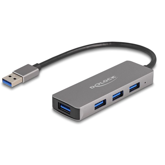 DeLOCK 63171 USB 3.2 Hub de 4 Puertos – 4x USB 3.2 0 DeLOCK 63171 USB 3.2 Hub de 4 Puertos – 4x USB 3.2 0