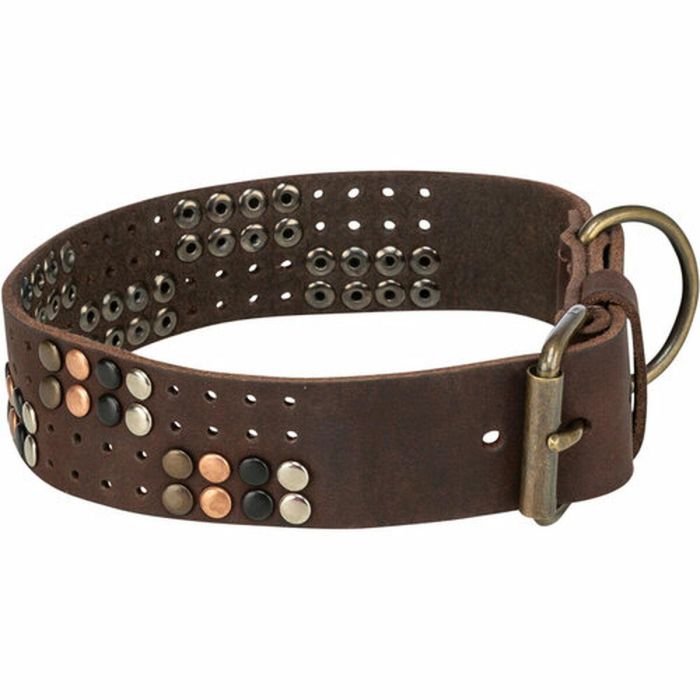 Collar para Perro Trixie Rustic Marrón oscuro XL 9 Collar para Perro Trixie Rustic Marrón oscuro XL 9