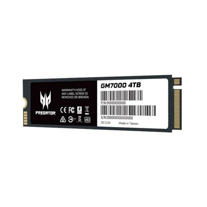 ACER Disco Duro Predator SSD GM7000 M.2 NVMe PCIe Gen 4*4 4TB 3