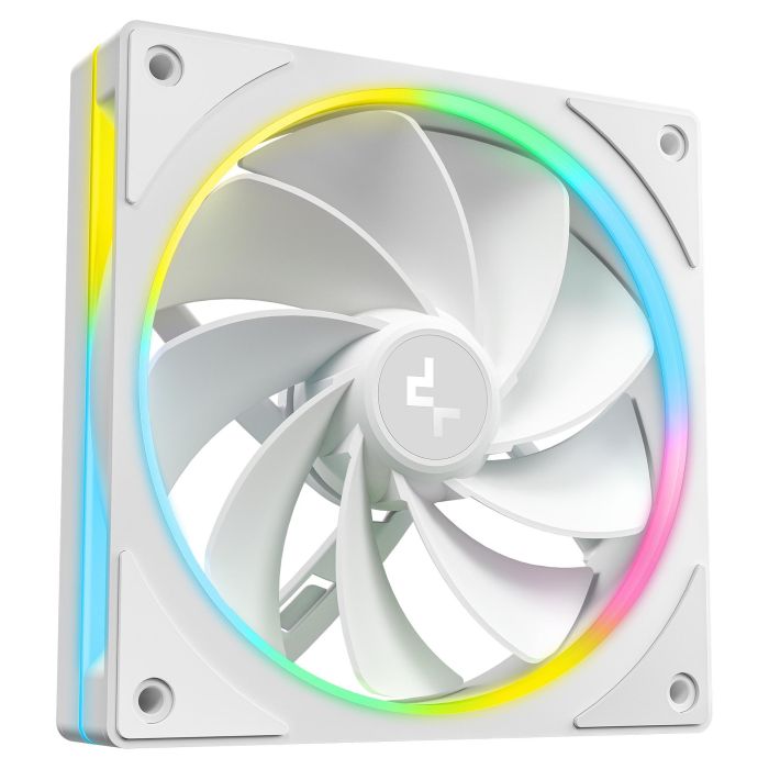 DeepCool CL6600 WH - Torre ATX para PC Gaming, Color Blanco, Con Cristal Templado, Panel Frontal y Ventiladores con Iluminación RGB, Factor de Forma ATX/microATX/Mini-ITX 2