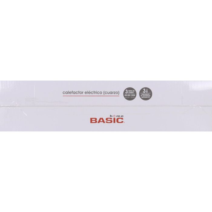 Basic Home Calefactor Eléctrico 600W-1200W, 13x23x53 cm (4 Unidades) 5