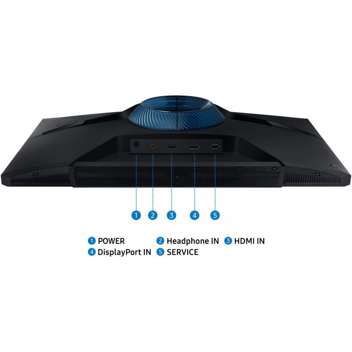 Samsung S24DG300EU Odyssey G3 - Monitor Gaming 24" FHD VA 1ms 180Hz (1920x1080) HDR10 HDMI DP Pivot Black 10 Samsung S24DG300EU Odyssey G3 - Monitor Gaming 24" FHD VA 1ms 180Hz (1920x1080) HDR10 HDMI DP Pivot Black 10