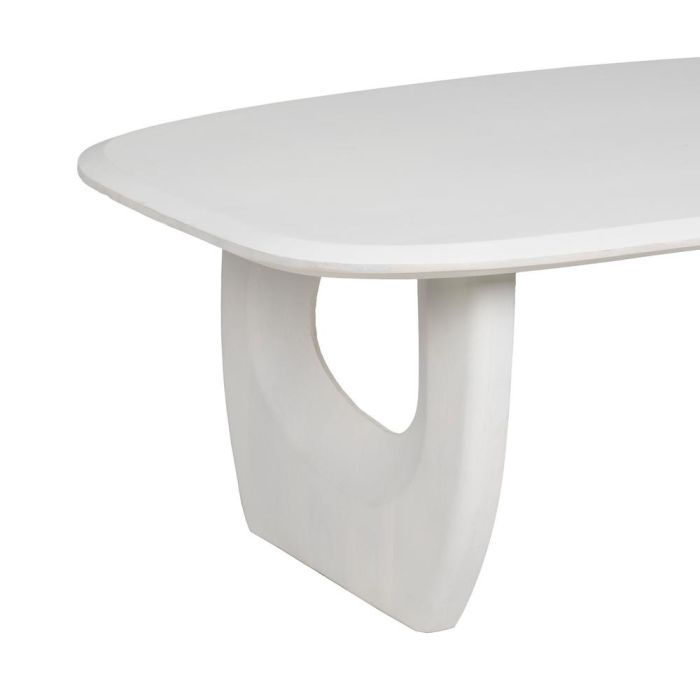 Mesa Centro Blanco Rozado 130 X 70 X 46 cm