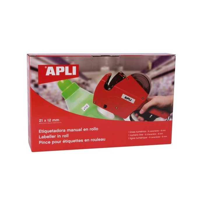 Apli Etiquetadora Precios 1 Línea Para Etiquetas 8 Caracteres Apli Etiquetadora Precios 1 Línea Para Etiquetas 8 Caracteres