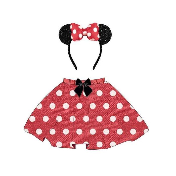 Set de belleza accesorios fantasia minnie.incluye falda y diadema. 12.5 x 19.0 x 0.1 cm 1