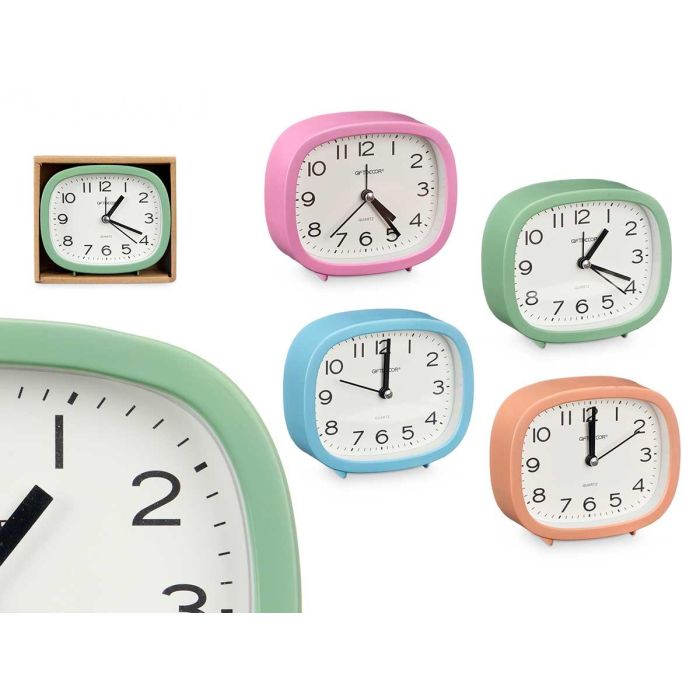 Reloj Rectangular Surtidos Giftdecor 12X10CM (12 Unidades) Reloj Rectangular Surtidos Giftdecor 12X10CM (12 Unidades)
