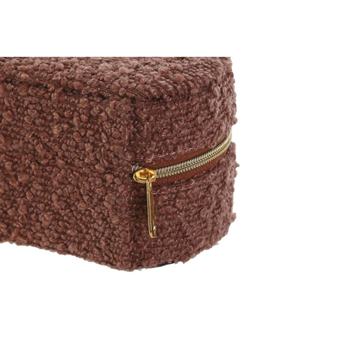 DKD Home Decor Joyero Glam Burdeos Poliester 9 x 6.5 x 13 cm (4 Unidades) 2