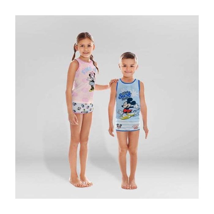 Pijama Infantil Mickey Mouse Azul 2 Años 2