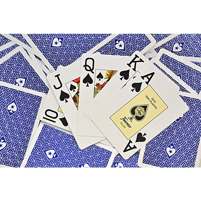 Fournier Baraja Póker Inglés Plástico European Poker Tour Índice Gigante 55 Cartas 5