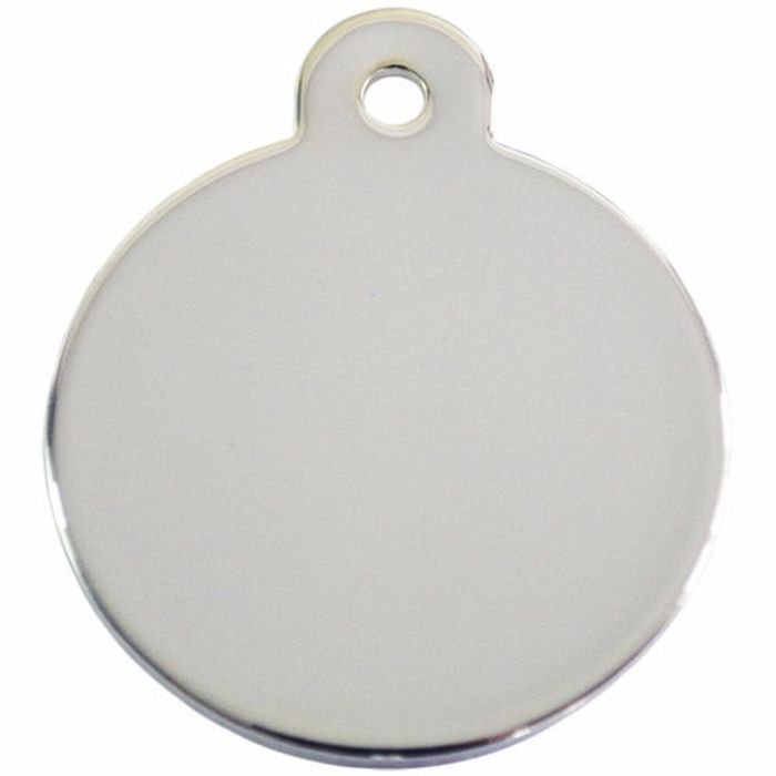 Placa identificativa para collar Imarc Circle Plateado 1