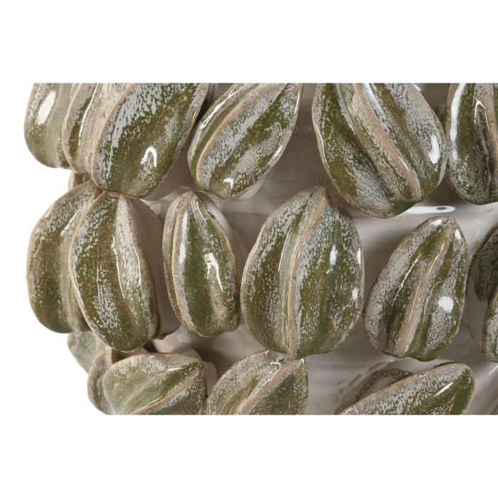 DKD Home Decor Centro de Mesa Tropical de Gres Blanco Verde Carambola 30x30x19 cm 2 DKD Home Decor Centro de Mesa Tropical de Gres Blanco Verde Carambola 30x30x19 cm 2