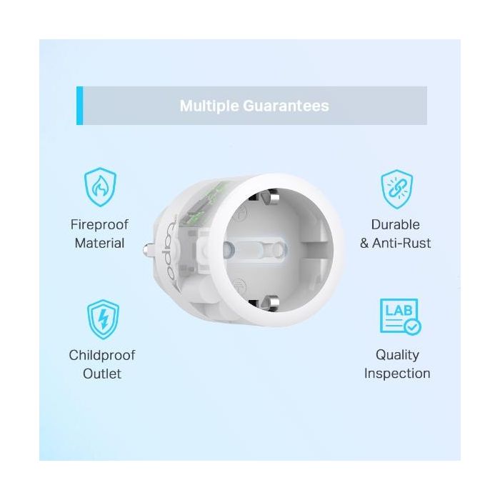 TP-Link Tapo P115 Enchufe Inteligente 3680W Wi-Fi Blanco Interior 2
