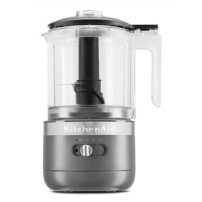 Kitchenaid 5KFCB519 EDG Picadora de Alimentos Inalámbrica Gris Marengo con Batería de 12V y Bol de 1.18L 1 Kitchenaid 5KFCB519 EDG Picadora de Alimentos Inalámbrica Gris Marengo con Batería de 12V y Bol de 1.18L 1