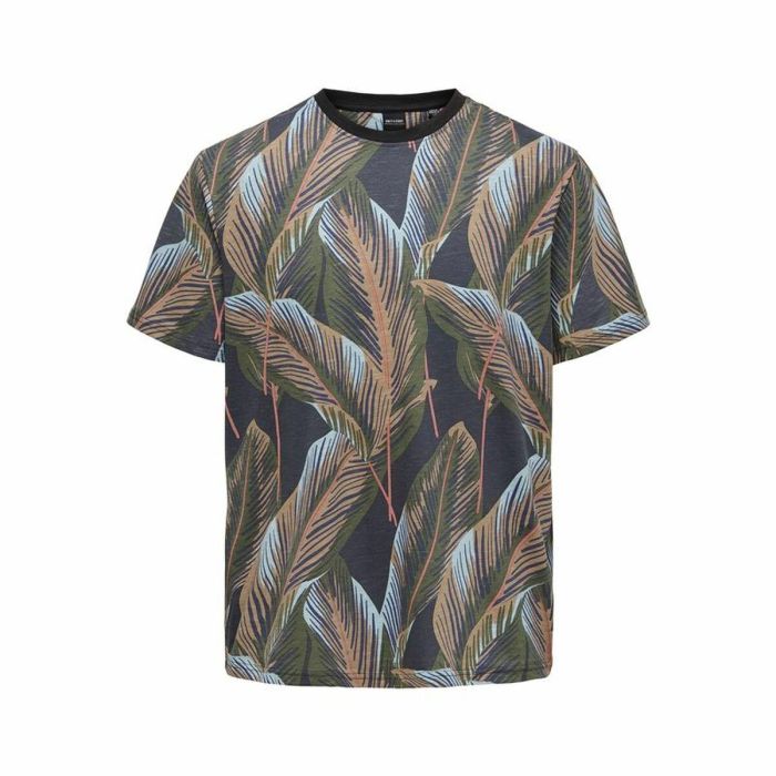 Camiseta de Manga Corta Hombre Only & Sons Onskobe Reg Banana Leaf Negro L 0 Camiseta de Manga Corta Hombre Only & Sons Onskobe Reg Banana Leaf Negro L 0