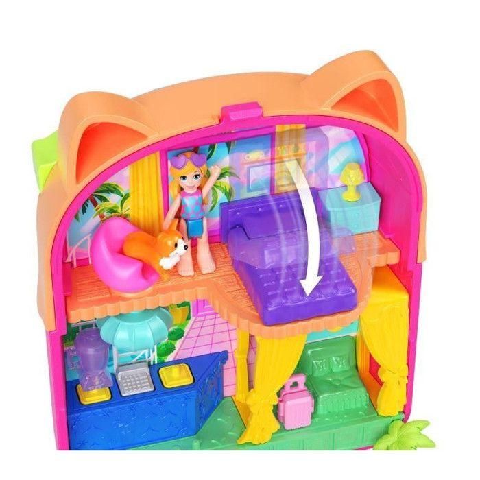 Mattel JCB17 Polly Pocket - Juego de Viaje con Accesorios - Vacaciones al Sol 4 Mattel JCB17 Polly Pocket - Juego de Viaje con Accesorios - Vacaciones al Sol 4
