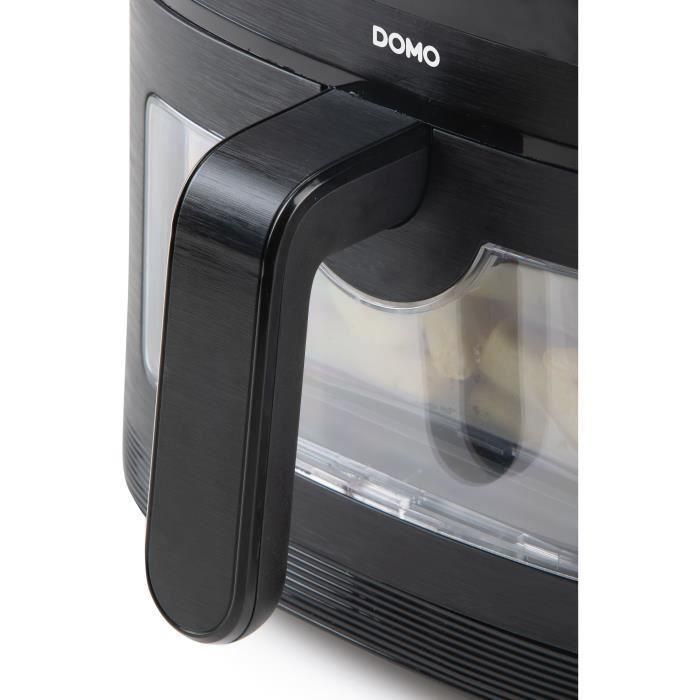 Domo DO542FR Freidora sin aceite, 4L de capacidad, 8 programas automáticos, 1350W