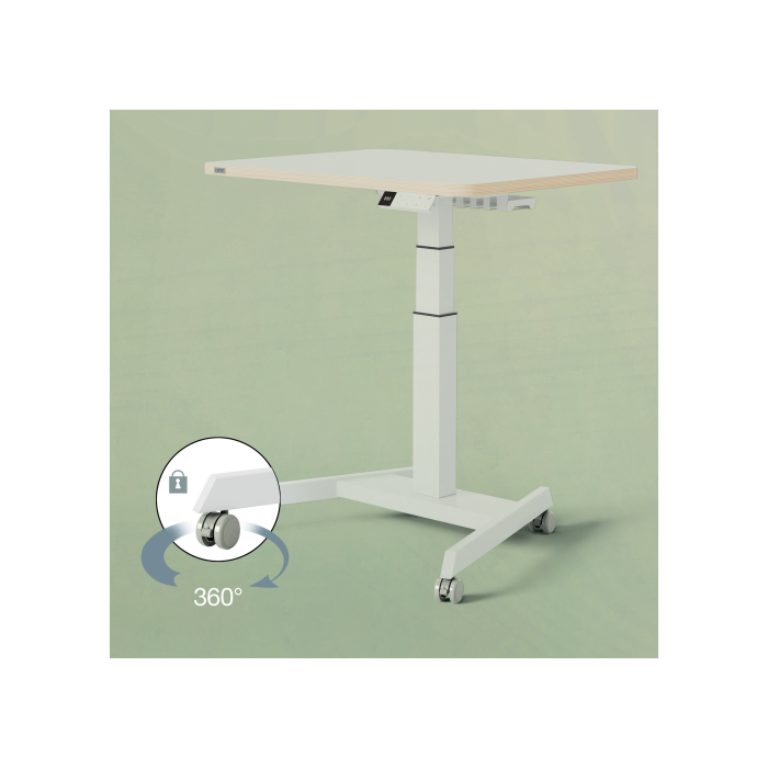 Pack de 4 Ruedas para Mesa Eléctrica Color Gris Kensington 53740085 1 Pack de 4 Ruedas para Mesa Eléctrica Color Gris Kensington 53740085 1