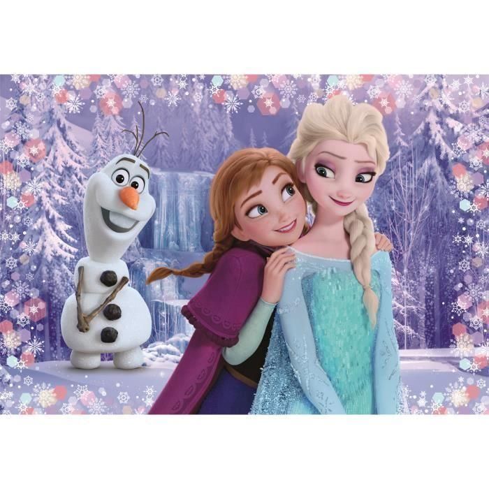 Clementoni CLE8005125248254 Puzle Infantil Frozen 2 - Set 2x20 piezas 1