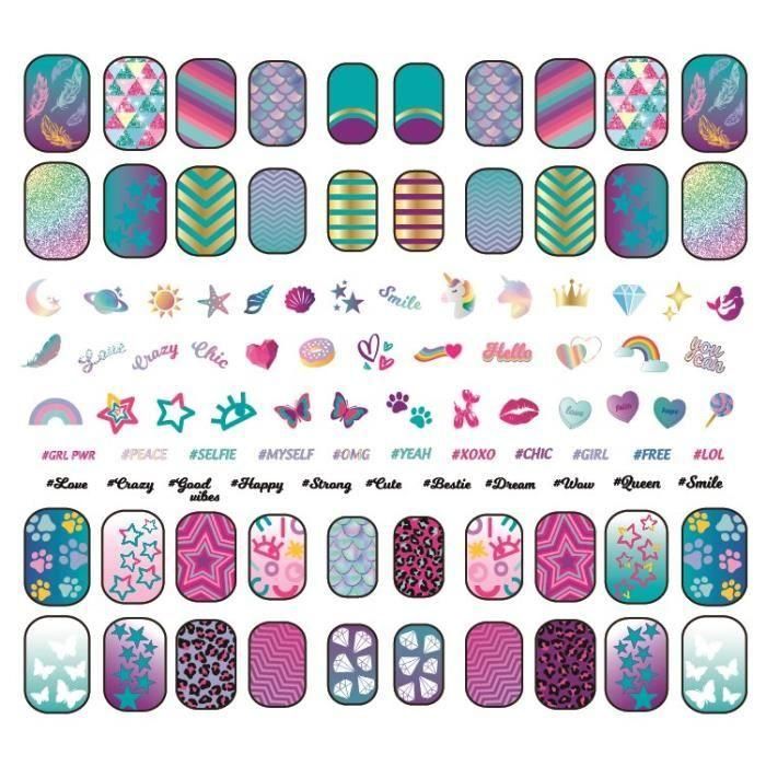 Clementoni 18689 Kit de Nail Art Fosforescente | Uñas que Brillan en la Oscuridad con Barnices, Adornos Transfer y Pegatinas 2 Clementoni 18689 Kit de Nail Art Fosforescente | Uñas que Brillan en la Oscuridad con Barnices, Adornos Transfer y Pegatinas 2