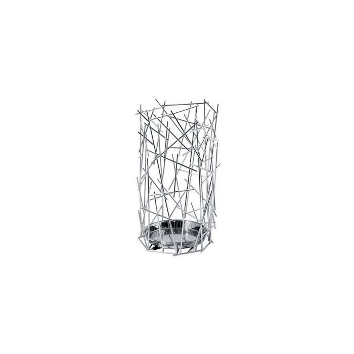 Alessi FC07 BLOW UP Paragüero de Acero Cromado Diseñado por Fratelli Campana Alessi FC07 BLOW UP Paragüero de Acero Cromado Diseñado por Fratelli Campana