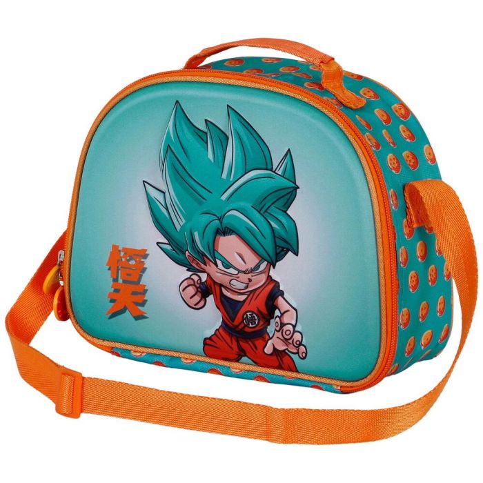 Karactermania Bolsa Portameriendas Dragon Ball Goku con diseño en relieve, asa superior reforzada y correa ajustable 2 Karactermania Bolsa Portameriendas Dragon Ball Goku con diseño en relieve, asa superior reforzada y correa ajustable 2