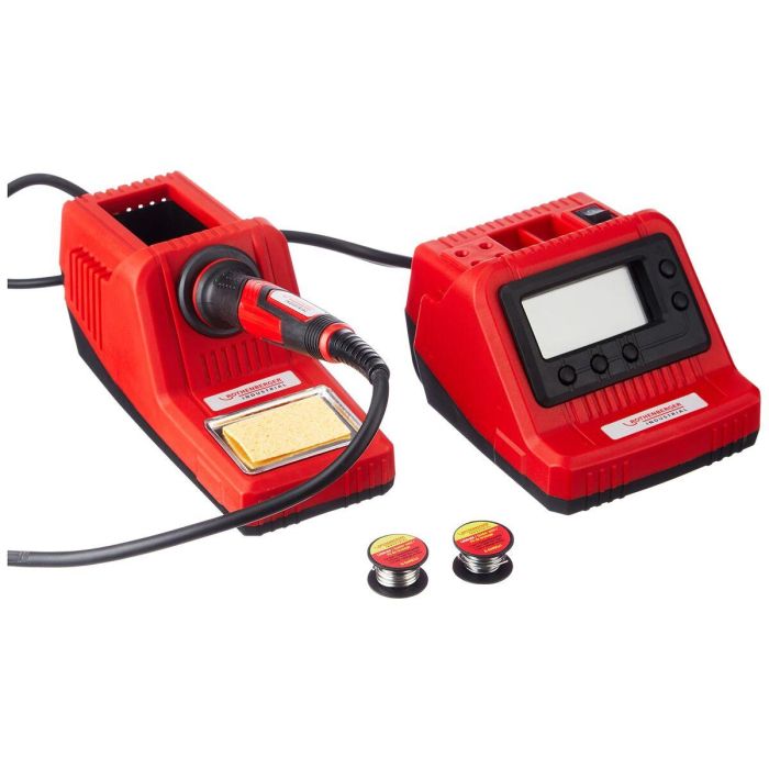 Rothenberger Estación de Soldadura Digital 60W con Temperatura Regulable 200-450°C, 3 Puntas y 2 Bobinas de Estaño 5 Rothenberger Estación de Soldadura Digital 60W con Temperatura Regulable 200-450°C, 3 Puntas y 2 Bobinas de Estaño 5