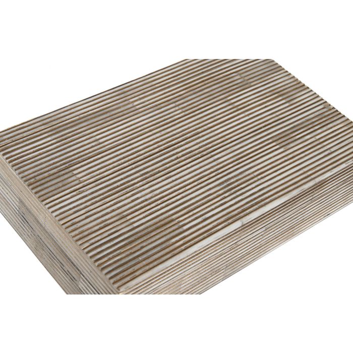 DKD Home Decor Joyero Colonial de Hueso y Resina Crema 20.5x13x5.5 cm 1