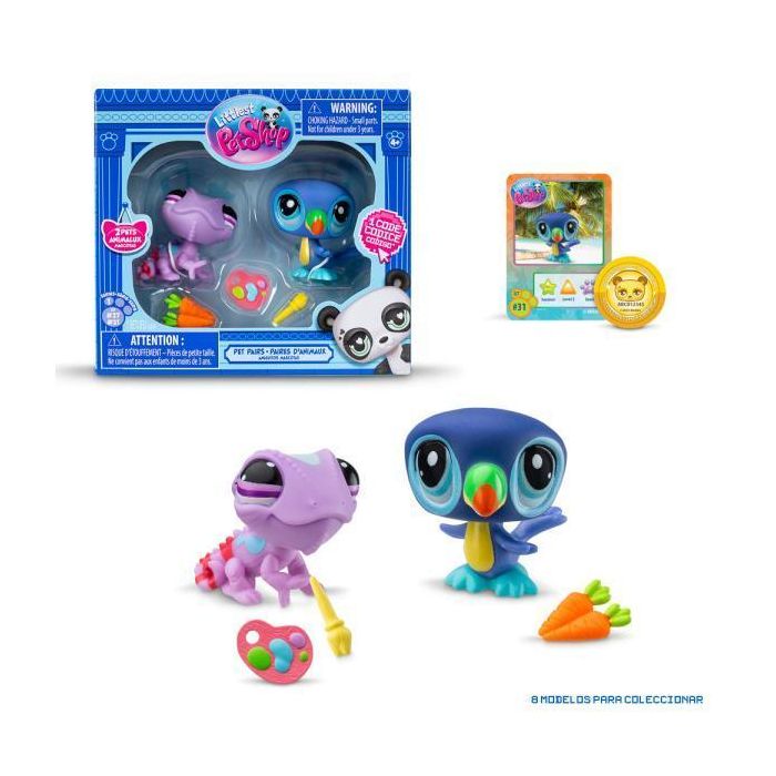Bandai Mascotas Little Pet Shop Pack 2 Figuras con Accesorios - Modelo BF00525 3 Bandai Mascotas Little Pet Shop Pack 2 Figuras con Accesorios - Modelo BF00525 3