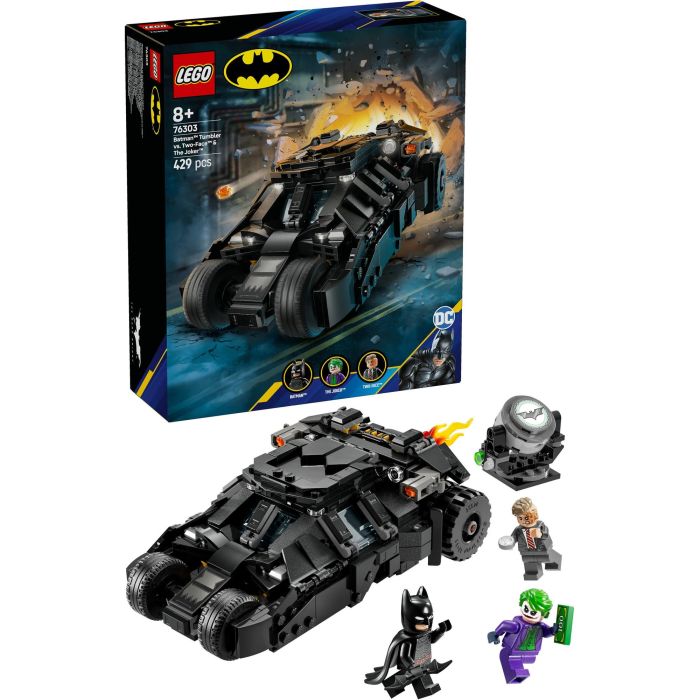 Lego Juego de Construcción de Bloques Tumbler de Batman vs Two-Face y The Joker Marvel. Set con Vehículo y Figuras +8 Años 13 Lego Juego de Construcción de Bloques Tumbler de Batman vs Two-Face y The Joker Marvel. Set con Vehículo y Figuras +8 Años 13